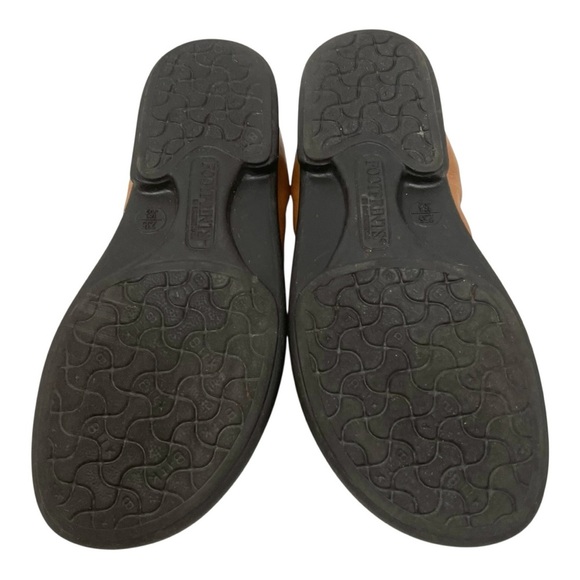 Birkenstock Footprints Brown Tan Leather Slip On Comfort Shoes Women’s 36.5 - Picture 11 of 14